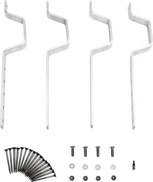 Bosch Zubehör Flachkollektoren FKA 9-2 Dachanbindung Schiefer/Schindel, 4 Stück, 8718531024, Artikel in Kategorie